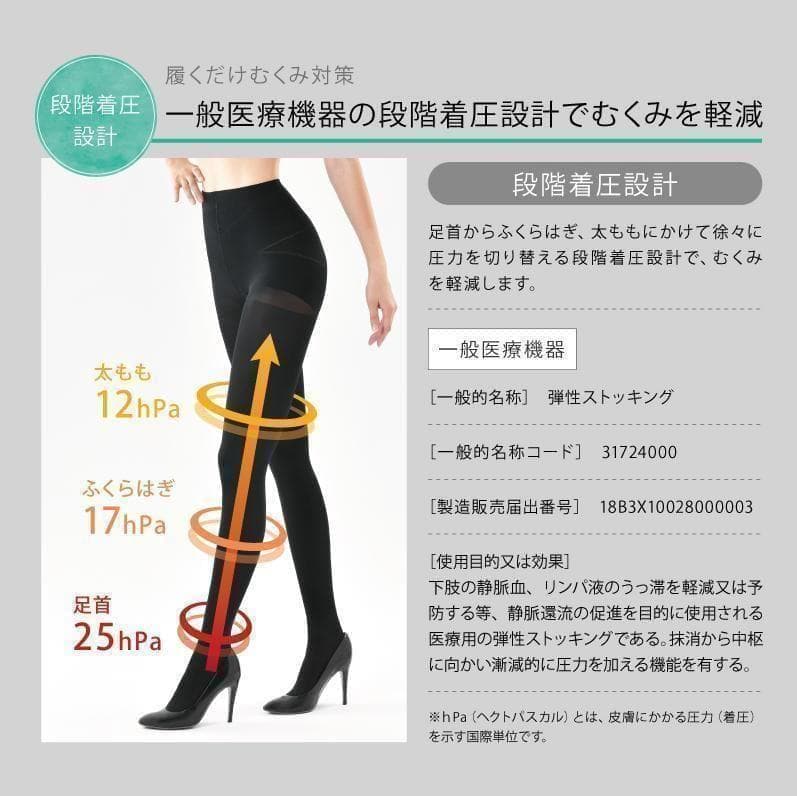 ビーフィット Be-fit ハイサポートタイスト140d LL エルローズ C