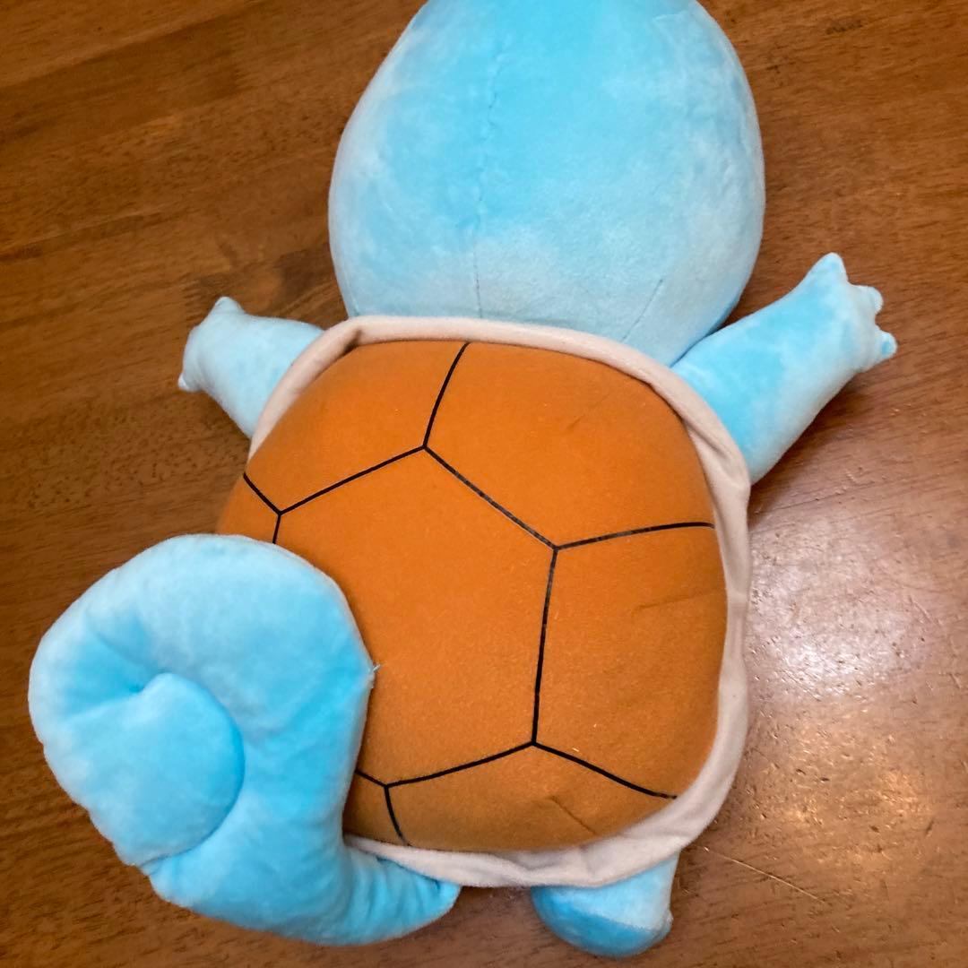 ゼニガメぬいぐるみパートナーネームプレート付き