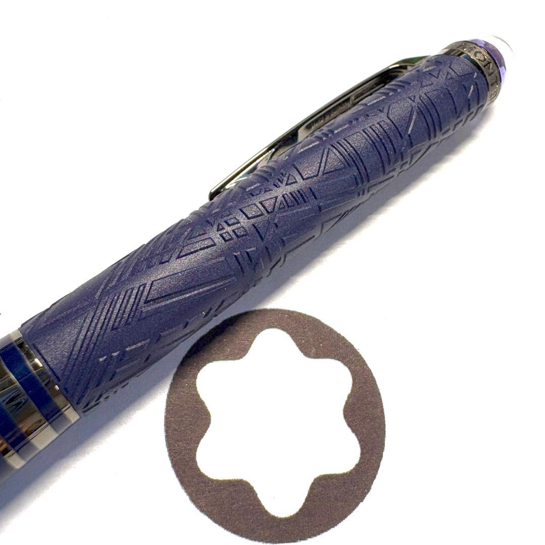 301.モンブラン スターウォーカースペースブルーレジン130213BP 希少品