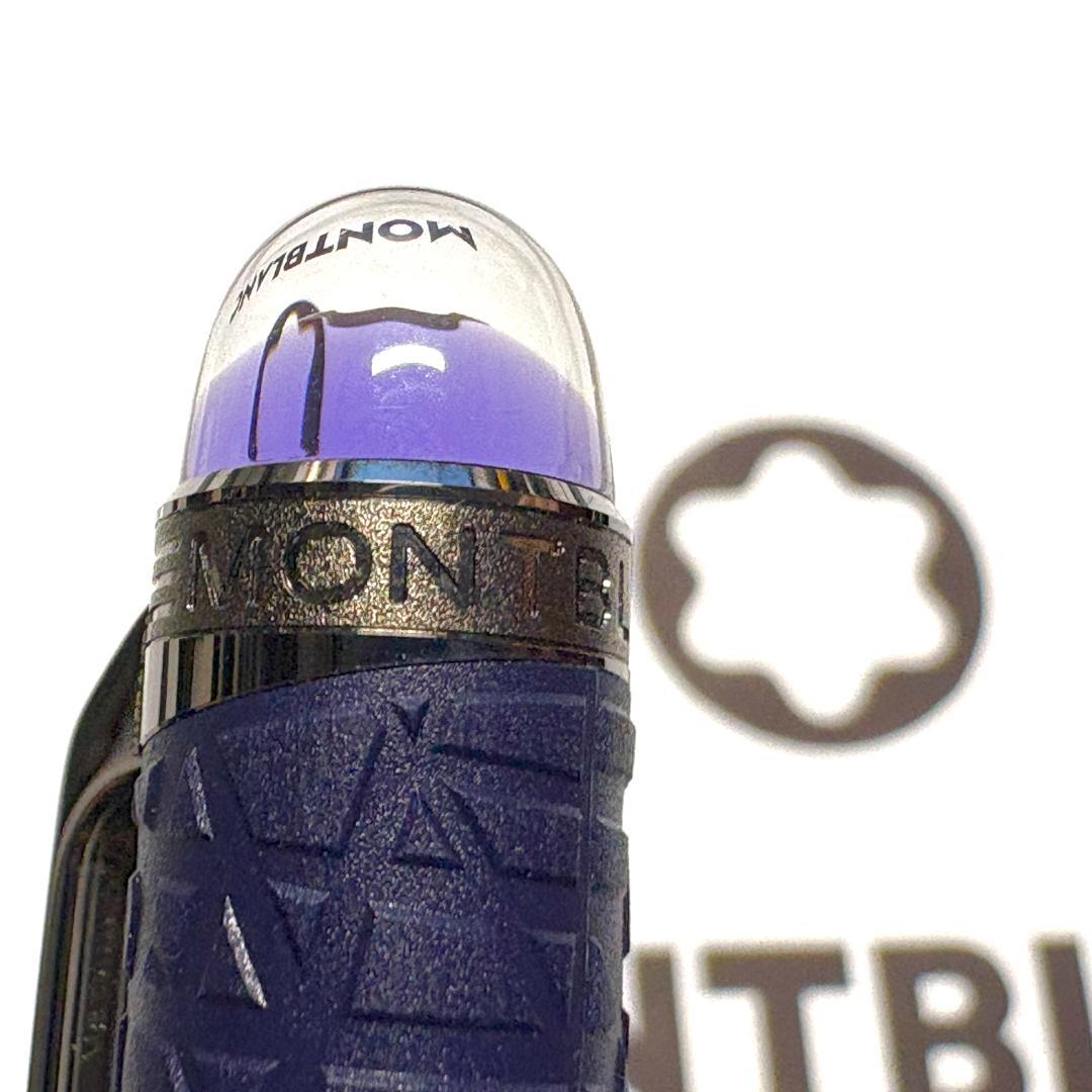 301.モンブラン スターウォーカースペースブルーレジン130213BP 希少品