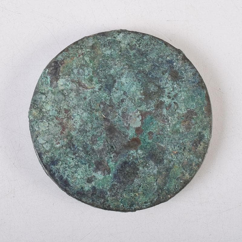 中国 古銅青銅 銅鏡 古鏡 紙鎮 文鎮 時代箱 M R9328 - メルカリ