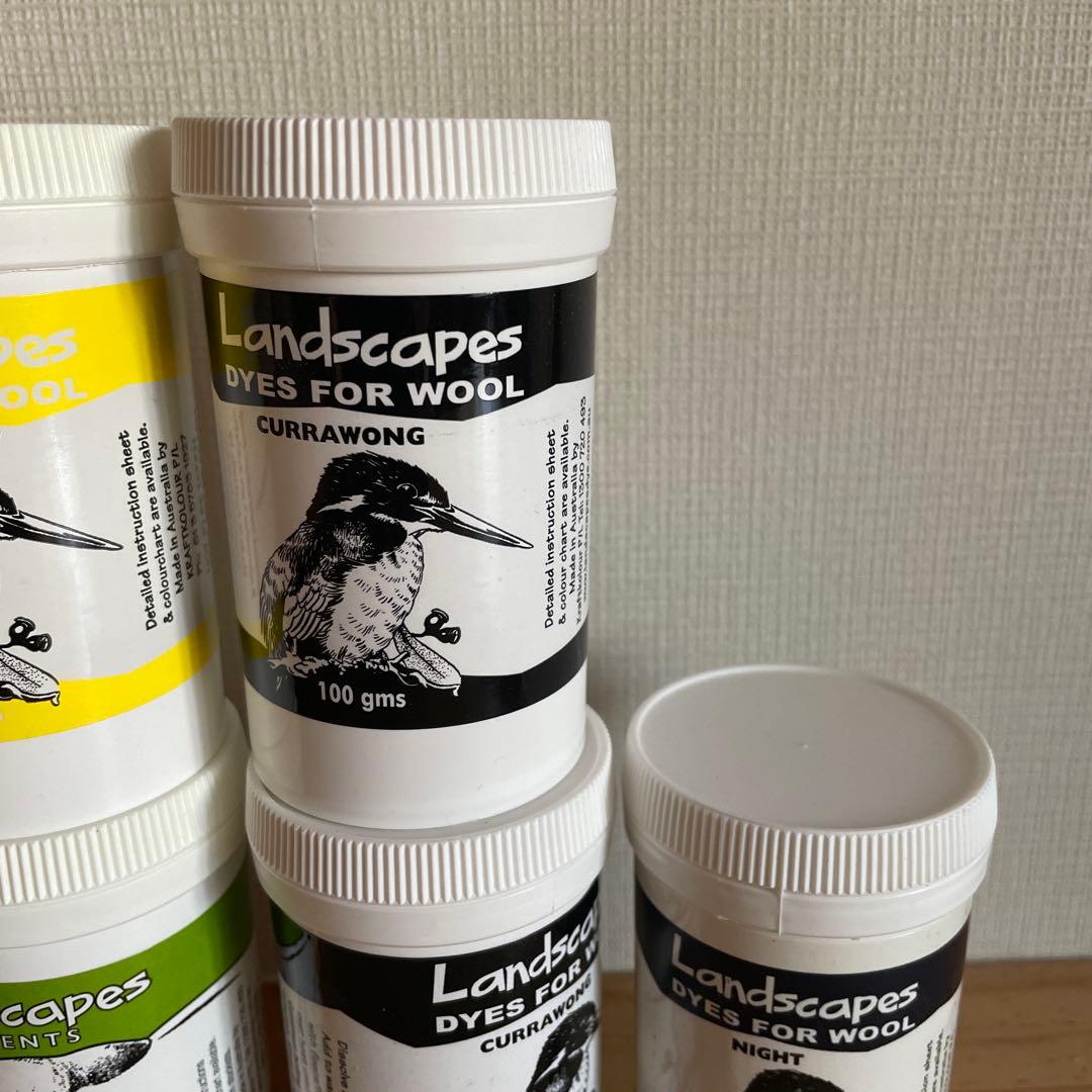 Landscapes ウール用染料セット　４色
