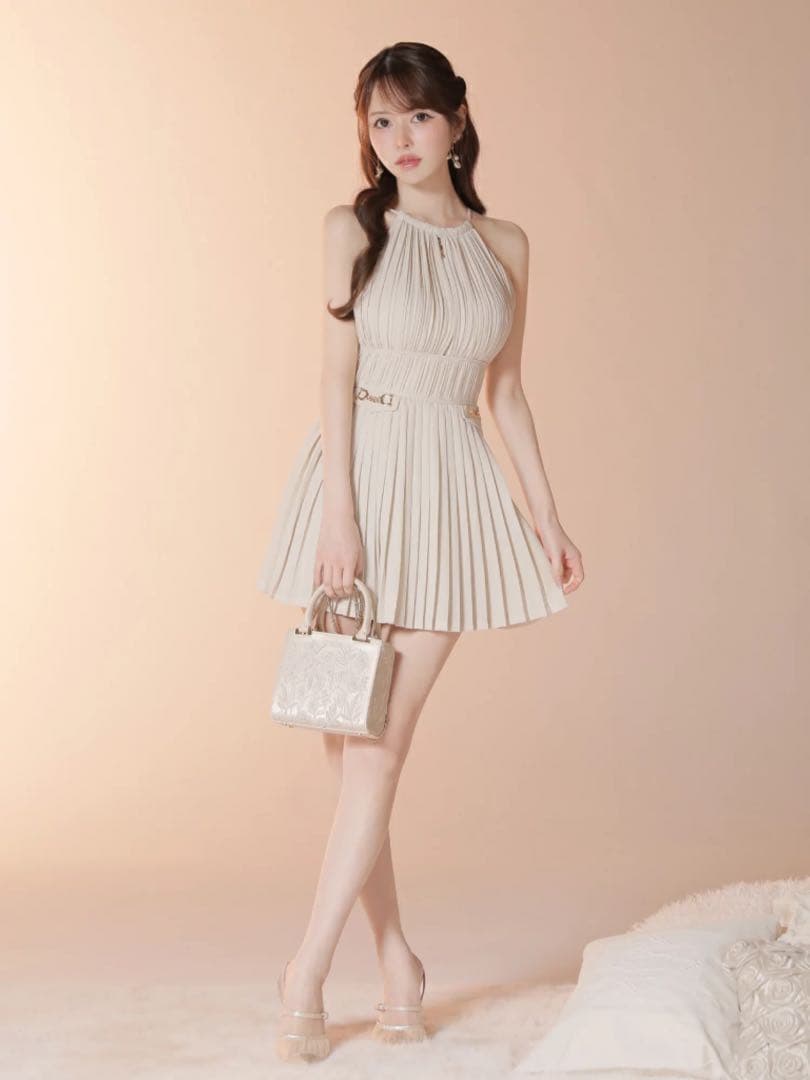 XS アイボリー　4628 ローブドフルール　グロッシーブリエキャバドレス