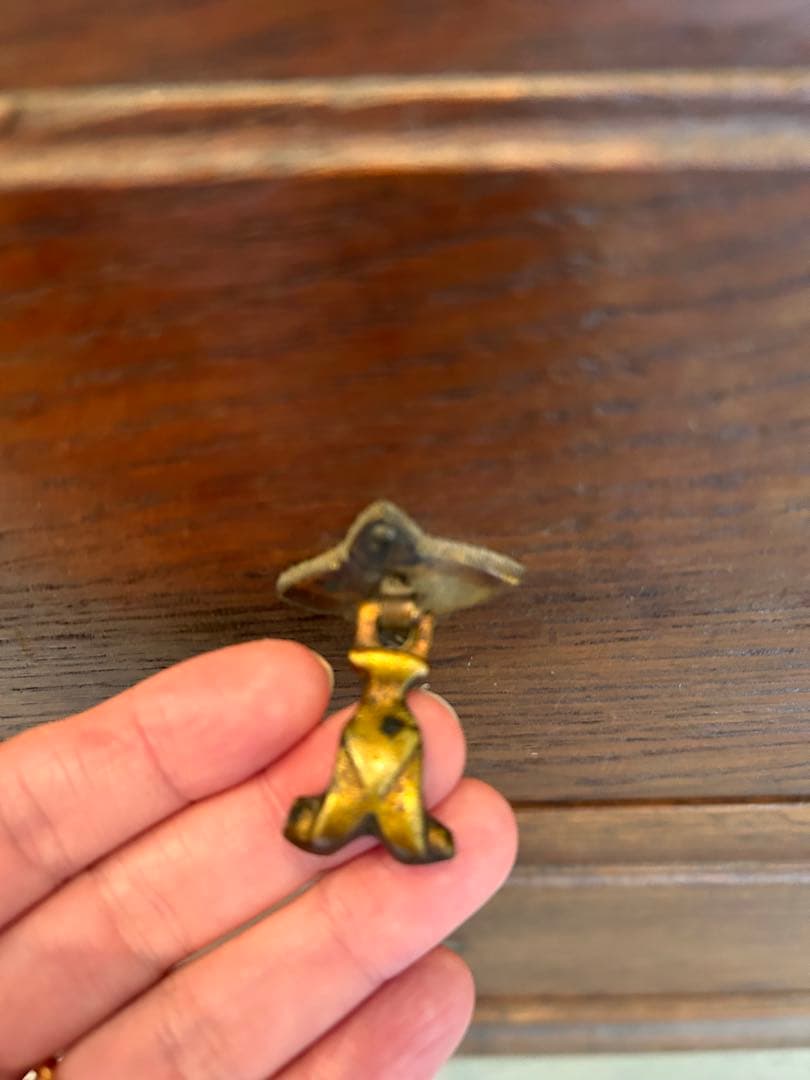 希少デンマークアンティーク家具飾り棚キャビネット薄型ご購入前