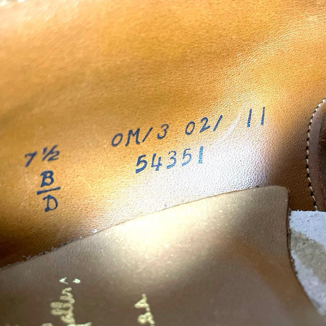 【未使用品(新品)】Alden Vチップ ダークブラウン ゴートスウェード