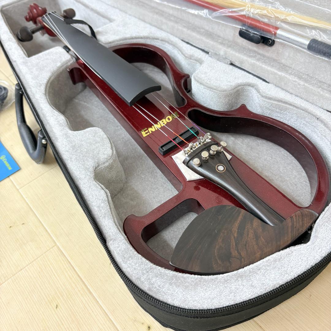 未使用品】ENNBOM サイレントバイオリン HVPV-30 エレキバイオリン
