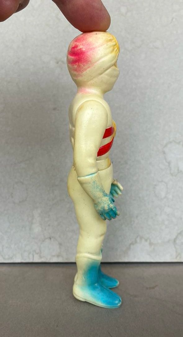 レインボーマン　パチ　無版権　ミドルサイズ　ソフビ　貴重品　1972年製