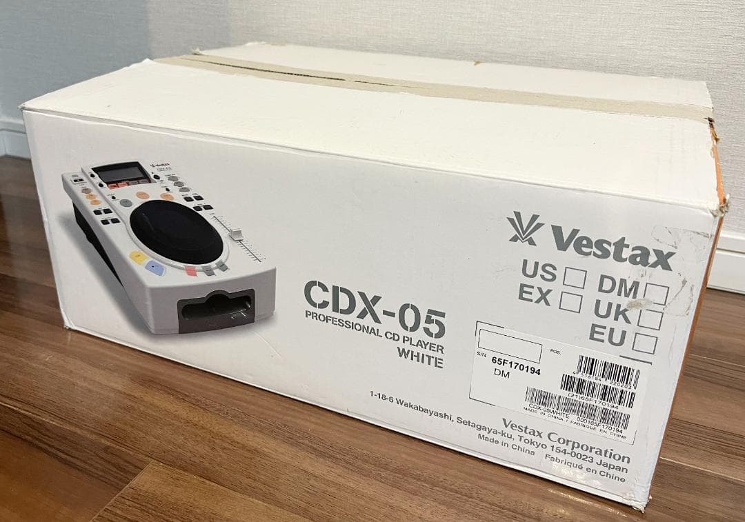 完動品】VESTAX CDJ CDX-05 白