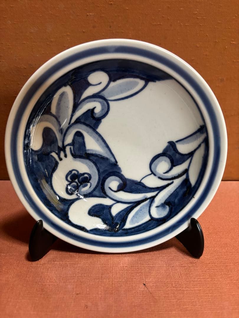 日本人初大英博物館個展鬼才澤田痴陶人作染付柘榴文