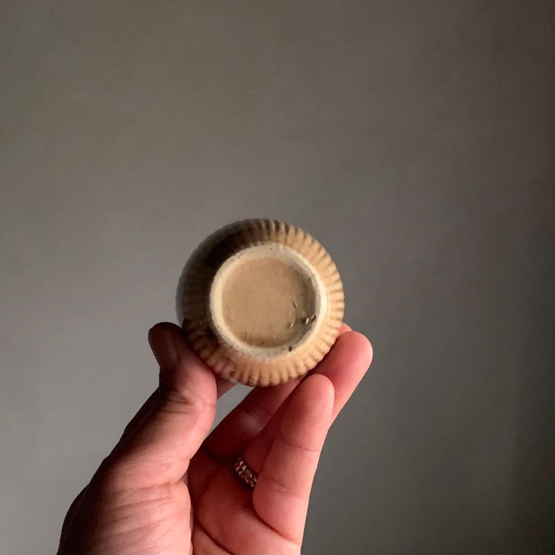 珉平？ 鎬手 筒盃 盃 ぐい呑み ちょこ 酒器 古美術 古道具 アンティーク