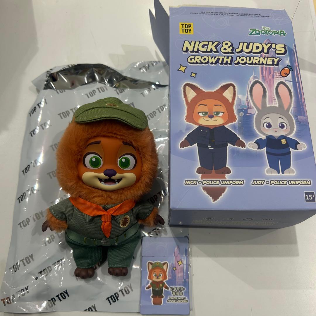 TOPTOY ディズニー ズートピア ニック 4体セット 予約販売｜10月下旬～11月中旬 お届け予定】TOPTOY x ディズニー
