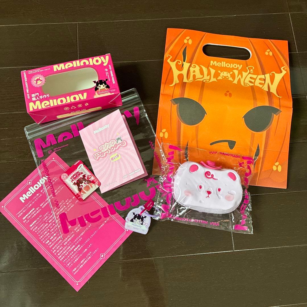 Mellojoy】メロジョイチーズベア たろいも ハロウィンバッグ.小物付き