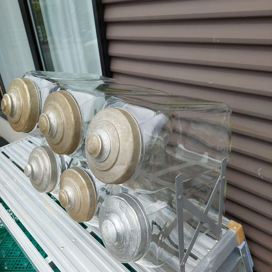 駄菓子瓶6連レトロ