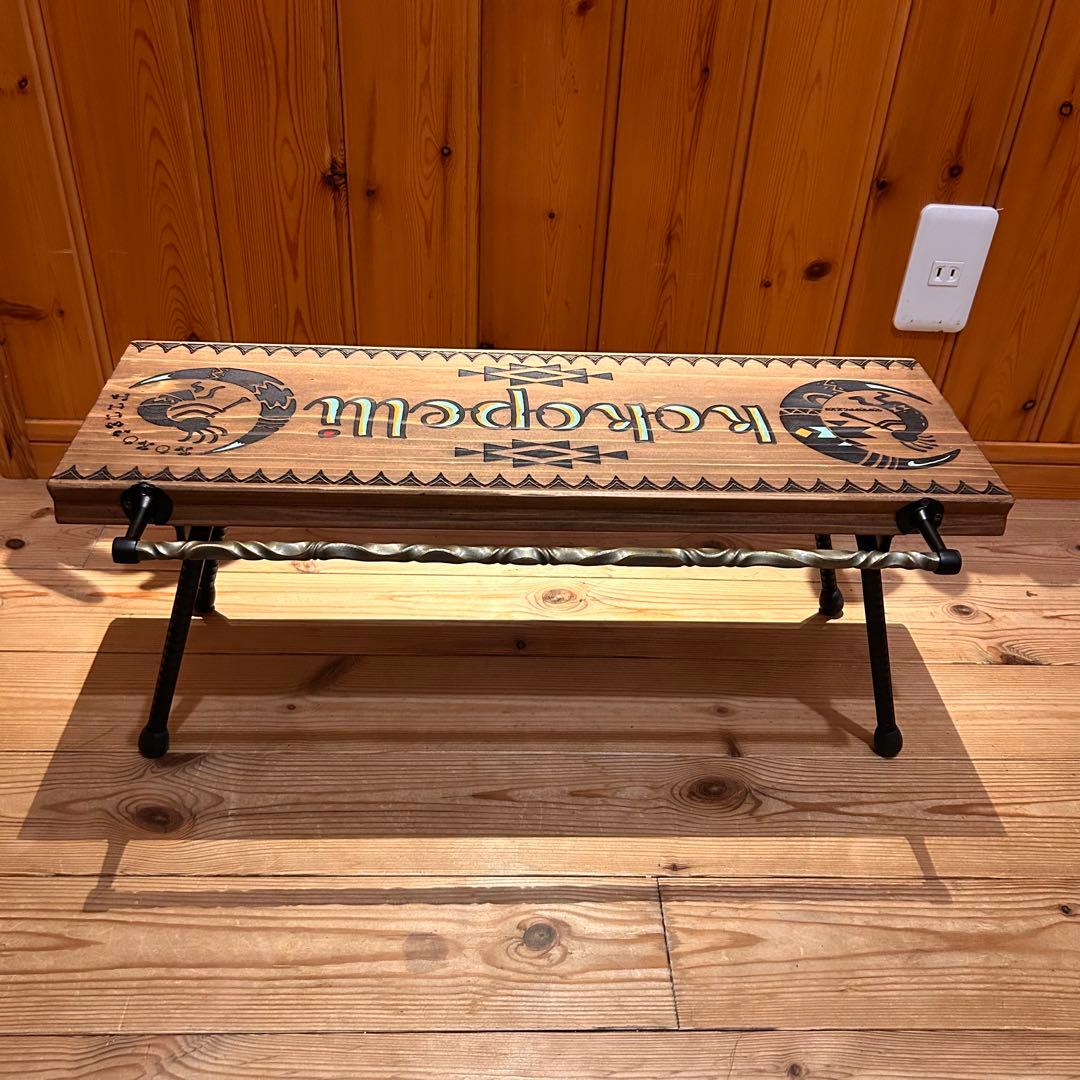 No.8 ソロテーブル アイアンミニテーブル ツイストハンガー付