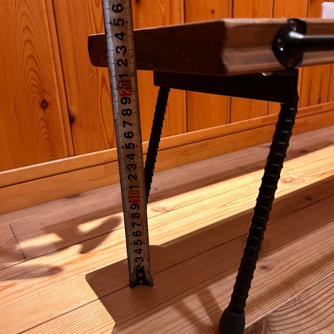 No.8 ソロテーブル アイアンミニテーブル ツイストハンガー付