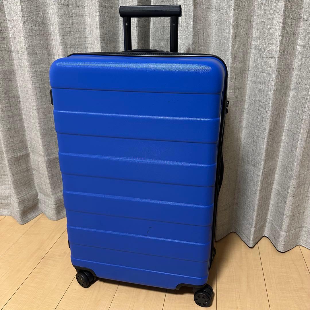 無印良品 キャリー ハードボディ ブルー 62L