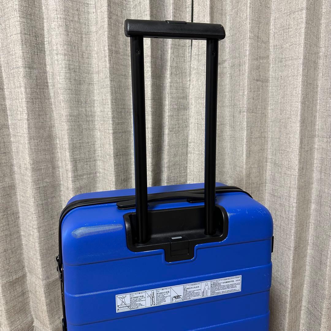無印良品 キャリー ハードボディ ブルー 62L