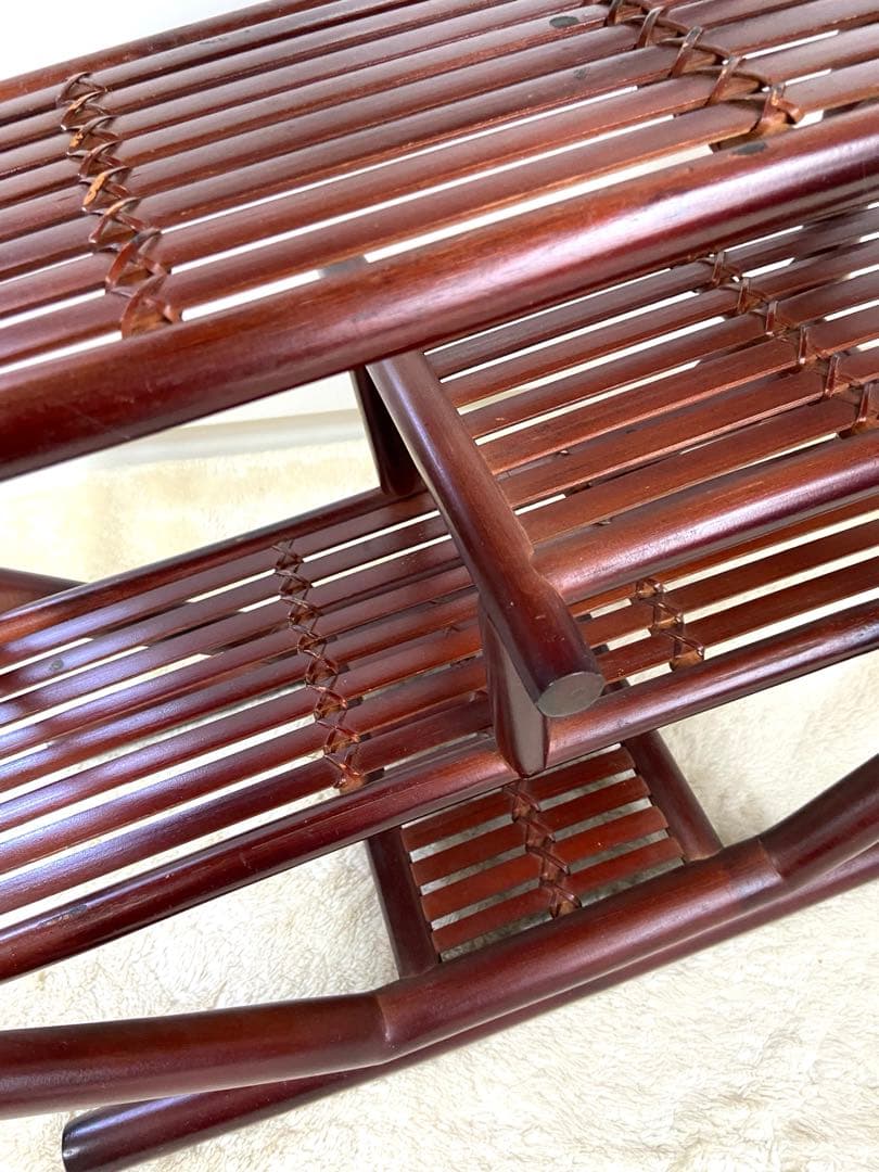 八角型飾り棚、茶器棚、珍品収納、コレクション棚、竹工芸、茶道具