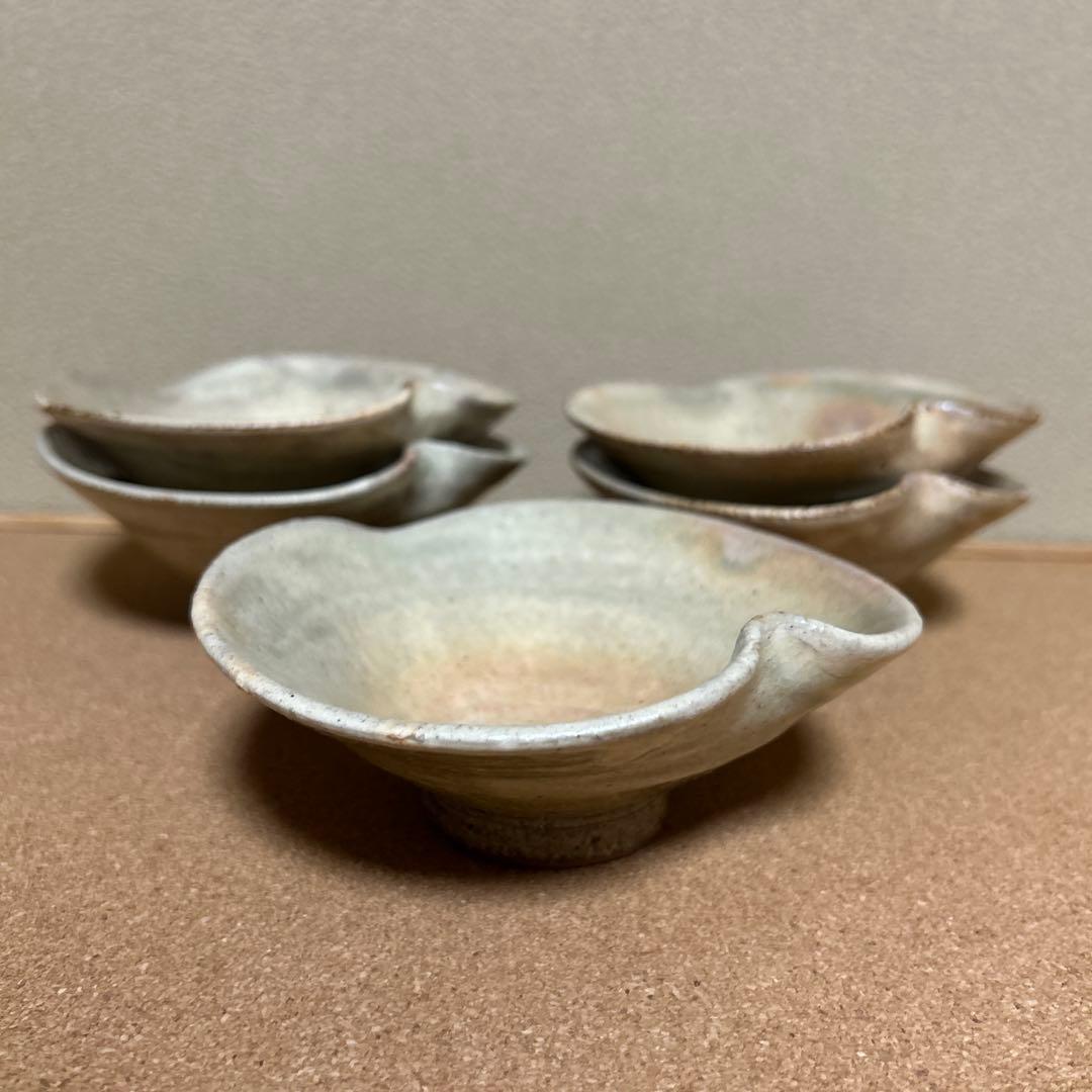 伊賀焼 土楽 土楽窯 蓮弁 深向付 深鉢 5客セット 福森雅武の通販はau