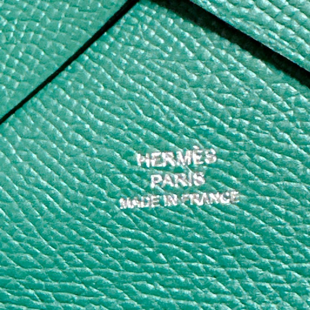 2025.12月新品未使用HERMES ガルヴィデゥオケース　マラカイト