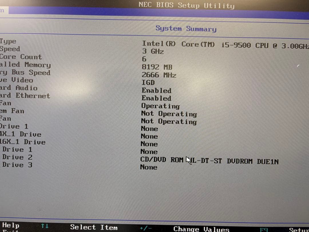 NEC Mate 第9世代i5 メモリ8GB ストレージ無し ジャンク 16