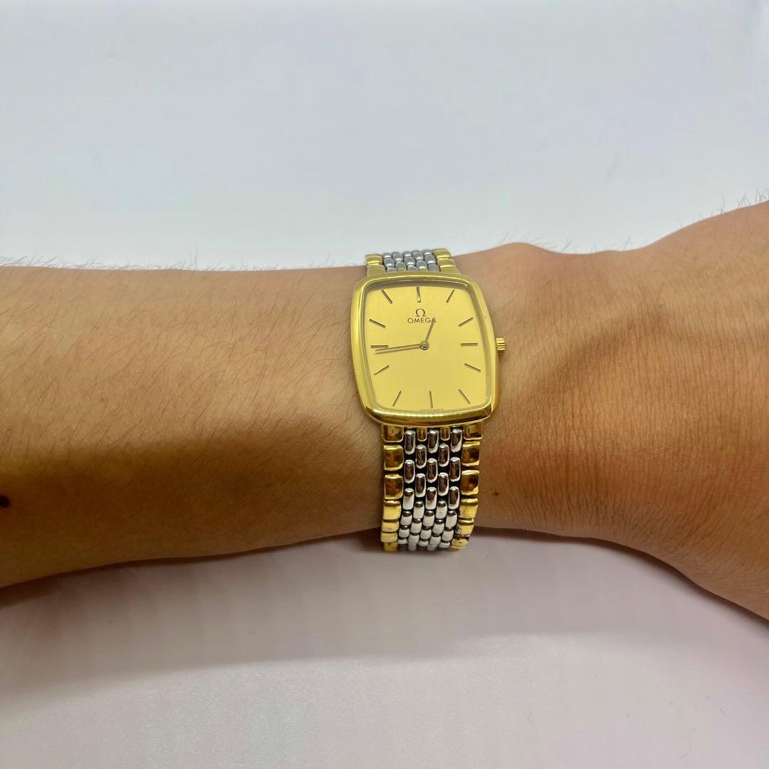 稼動✨美品✨OMEGA オメガ スクエアフェイス 時計 Ref.1451/438