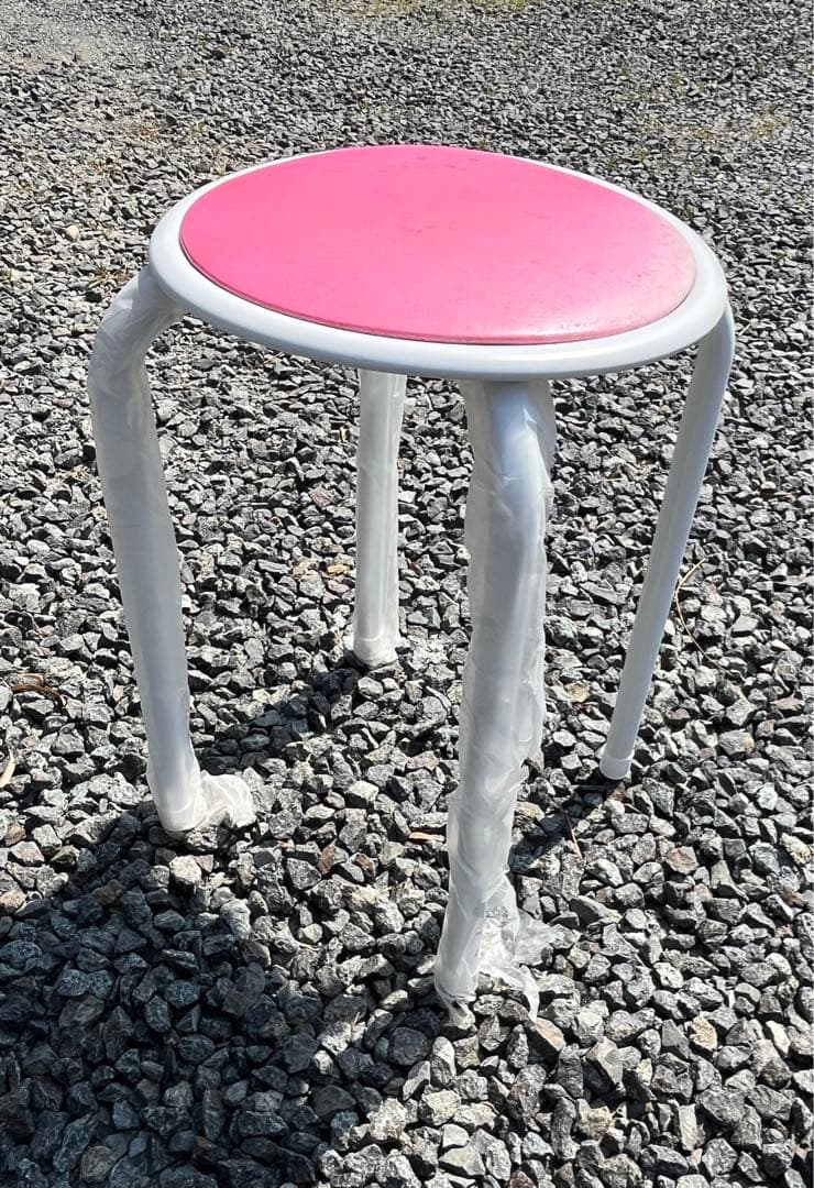 丸椅子　パイプ椅子　スタッキング可能