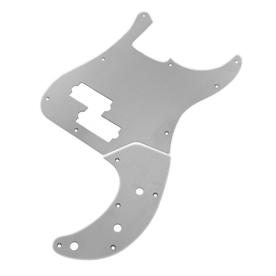 キズ有特価】プレシジョンベースアノダイズドピックガード銀Lotustorks