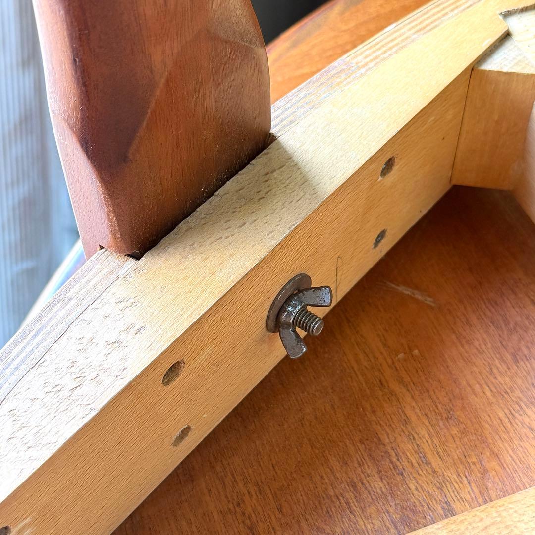 英国 ヴィンテージ チーク オーバルテーブル(401) 脚着脱可