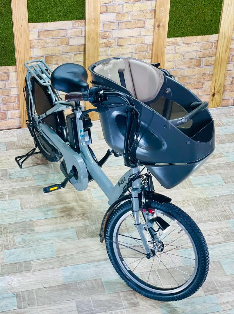 2019年 ビッケ 大人気ブリヂストン 子供乗せ電動アシスト自転車 H2974