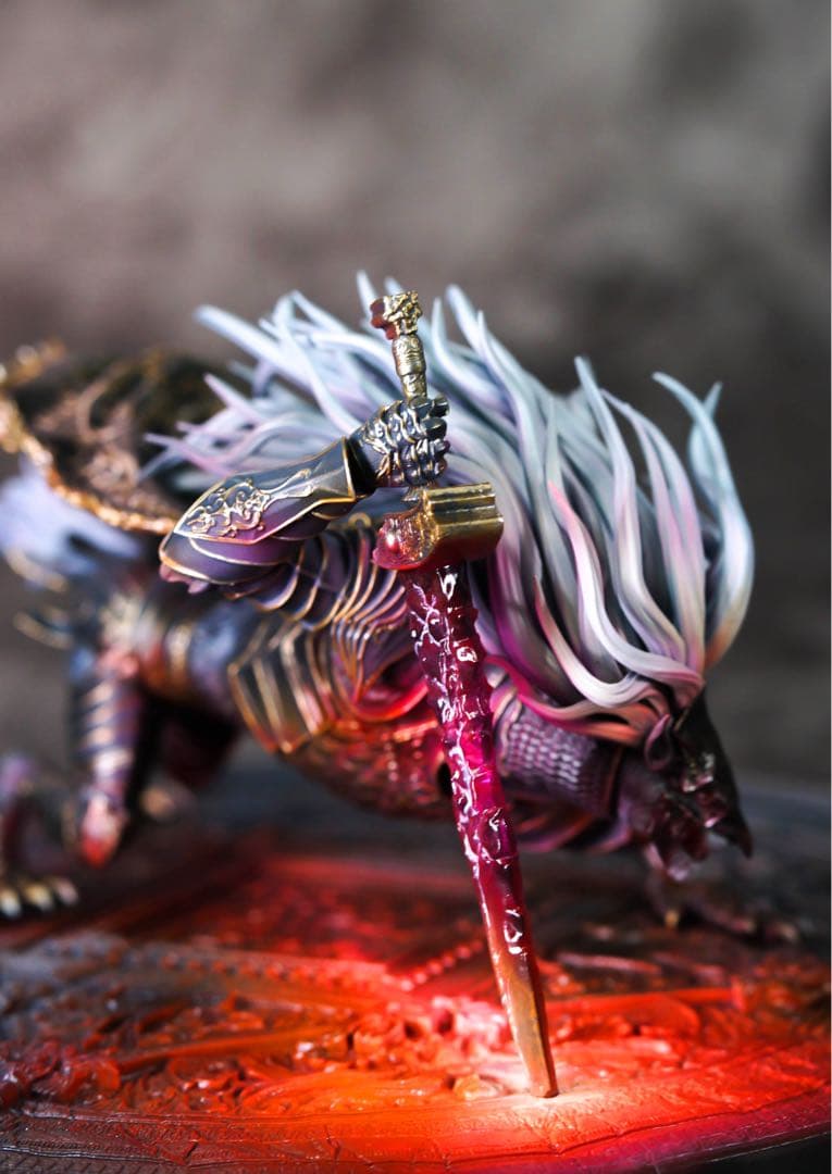 送料込 エルデンリング 黒き剣のマリケス19cm 未塗装 未組立 レジン