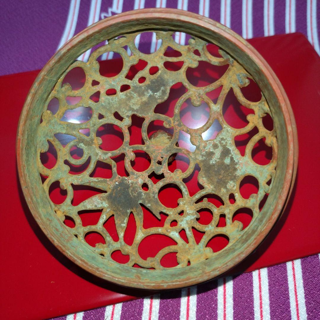 良品】高岡銅器 須賀月芳作 香炉 蝋型鋳銅 共箱 証明書