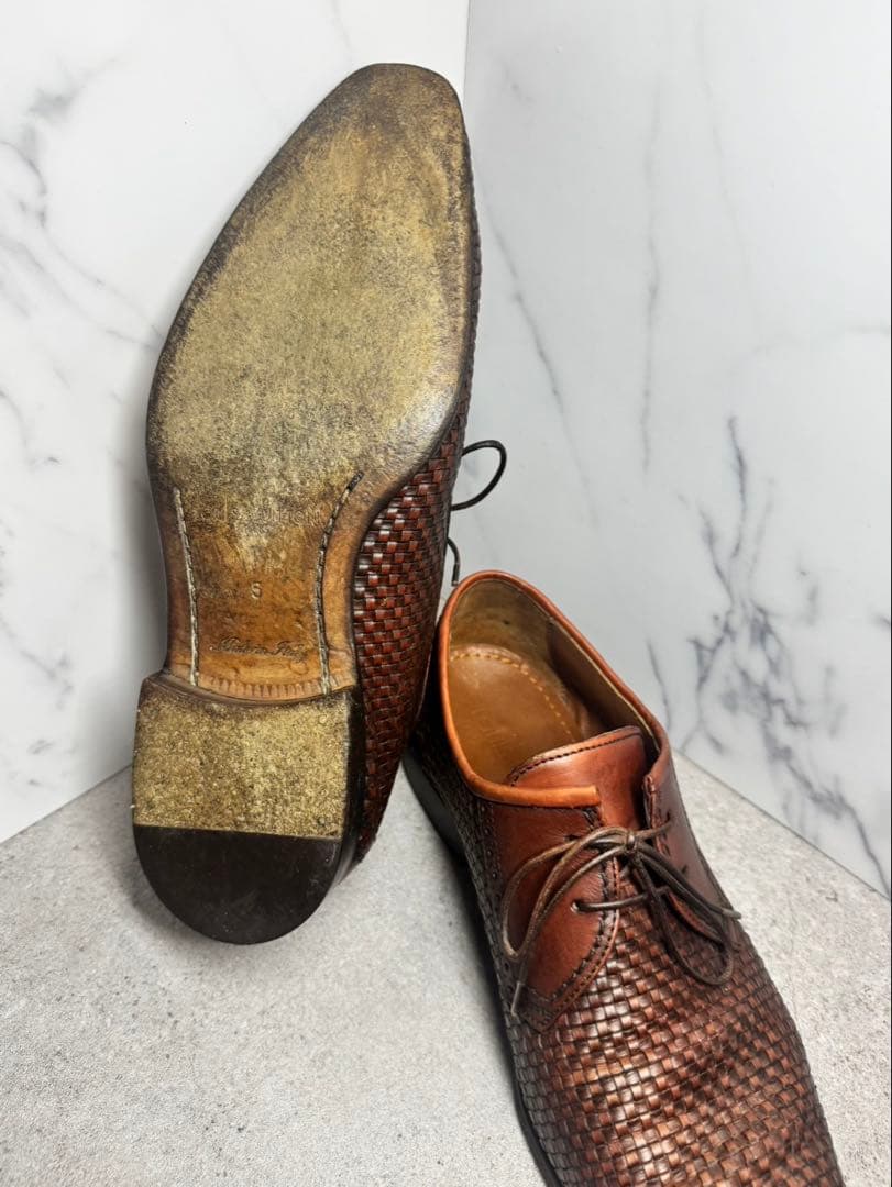 最終値下げ！ LOUIS VUITTON 編み込みデザインシューズ