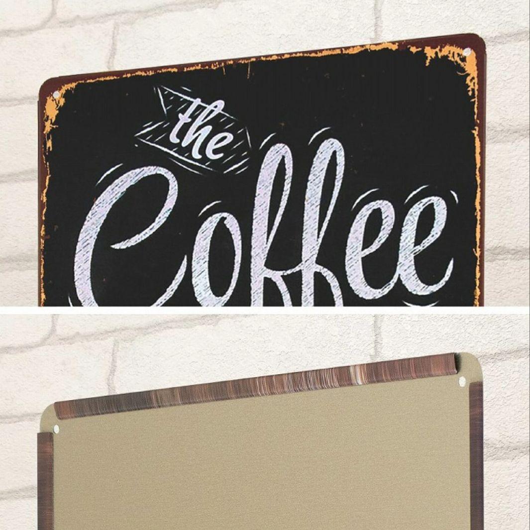 デザイン看板 A4】コーヒーbr☆ポスター小物インテリア雑貨ブリキ看板