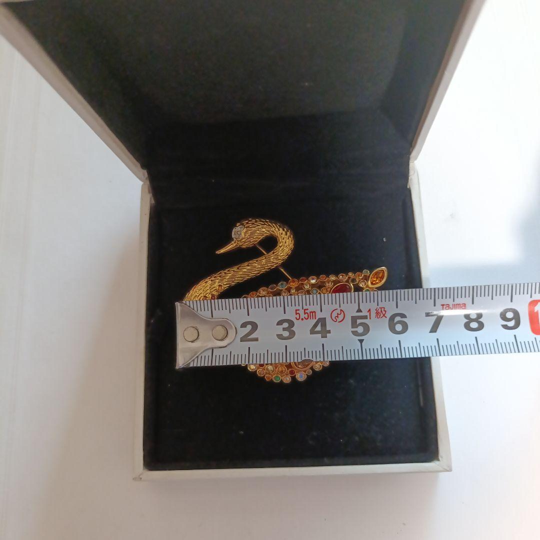 スワロフスキー SCS会員限定品 100周年 スワン ブローチ