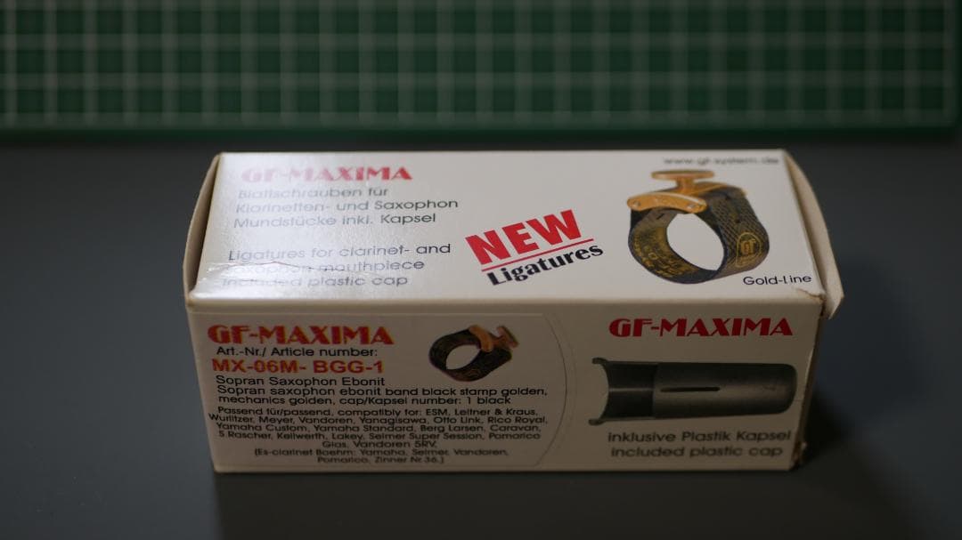 ソプラノサックス用リガチャー GFシステム MX-06M-BGG-1