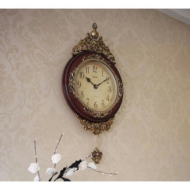 北歐風 英国貴族風 クロック。壁掛け時計 かけ時計 ヨーロッパ風