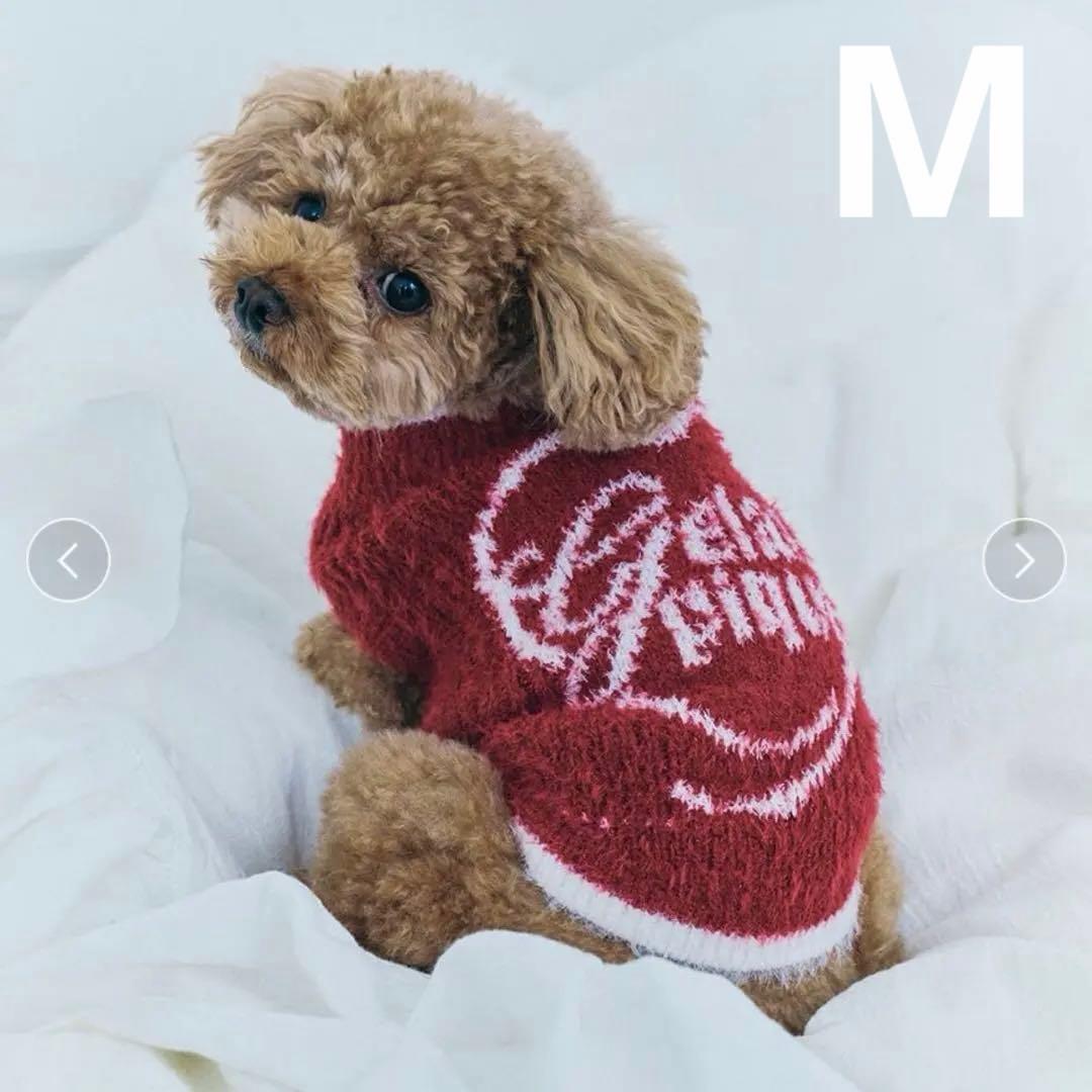 新品Mサイズ【HOLIDAY】キラキラフェザープルオーバー レッド ラメ