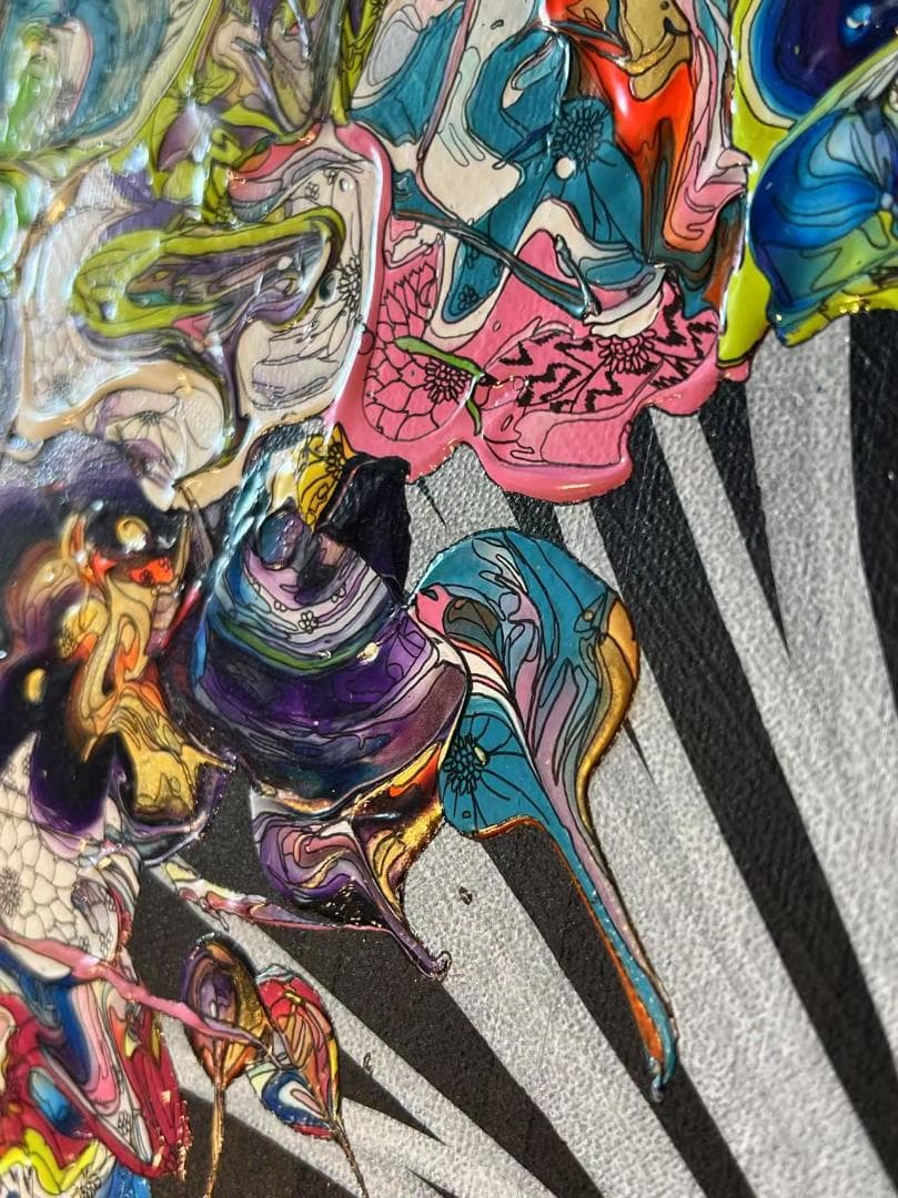 奥田雄太 絵画 Abstract Bouquet 花 サイン入り原画 アート - メルカリ