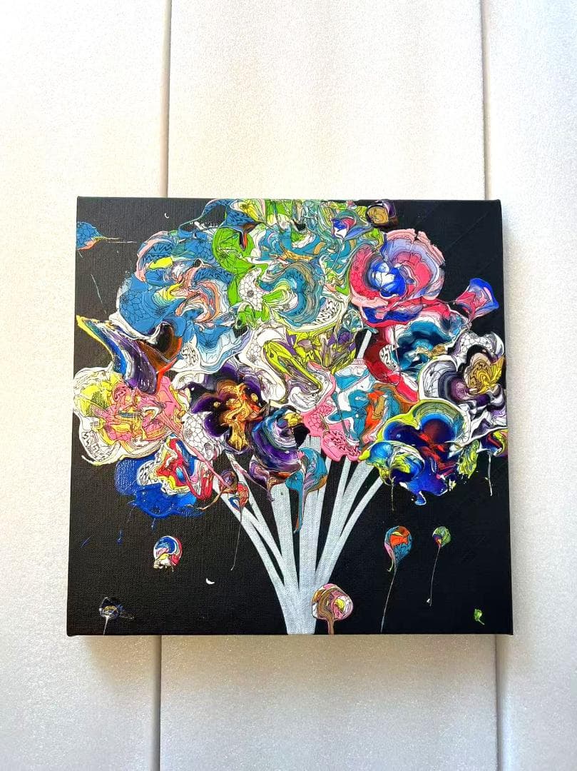 奥田雄太 絵画 Abstract Bouquet 花 サイン入り原画 アート - メルカリ