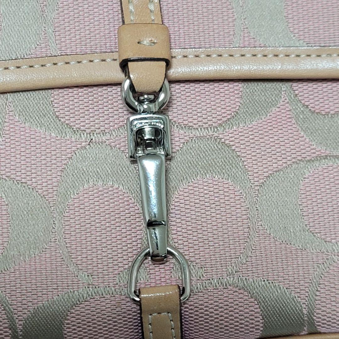 未使用✨コーチ シグネチャー クリップデミ ワンショルダー アクセサリーポーチ