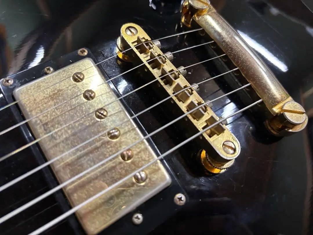 K-Garage レスポールカスタムモデル ブラック 中古調整済み ギター ノブ 黒