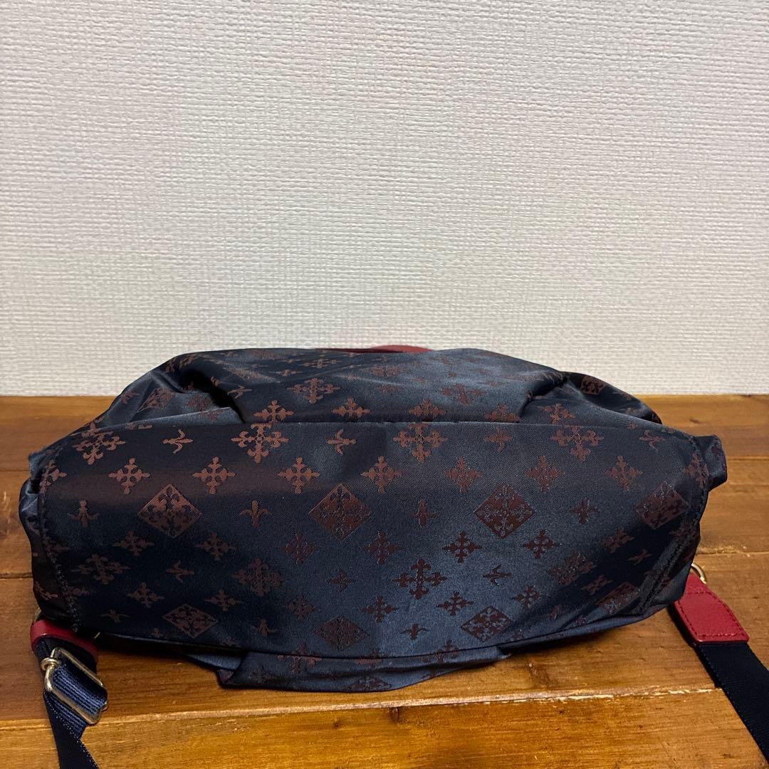 【美品】russet ラシット ナイロン レザー 2WAY ショルダーバッグ