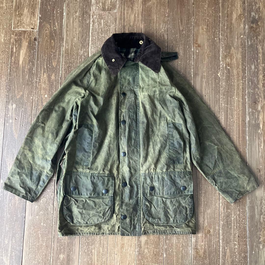 Barbour Beaufort ジャケット オリーブ色　C36 91CM