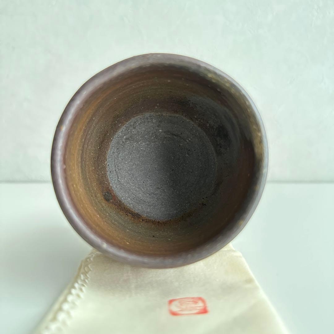 各見政峯 備前 春夏秋冬 湯呑