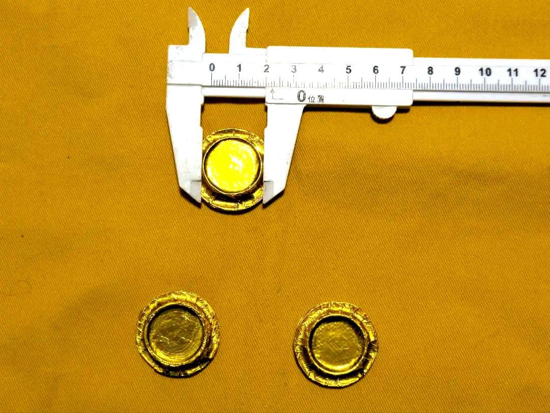 閉店売り尽し】茶入の蓋 3個セット（含む虫喰1個）