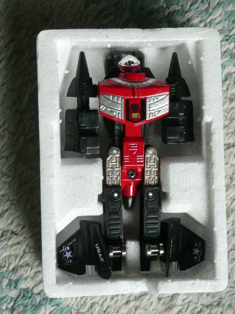 BANDAI☆1986年未使用 マシンロボ ブラックバードロボ J6