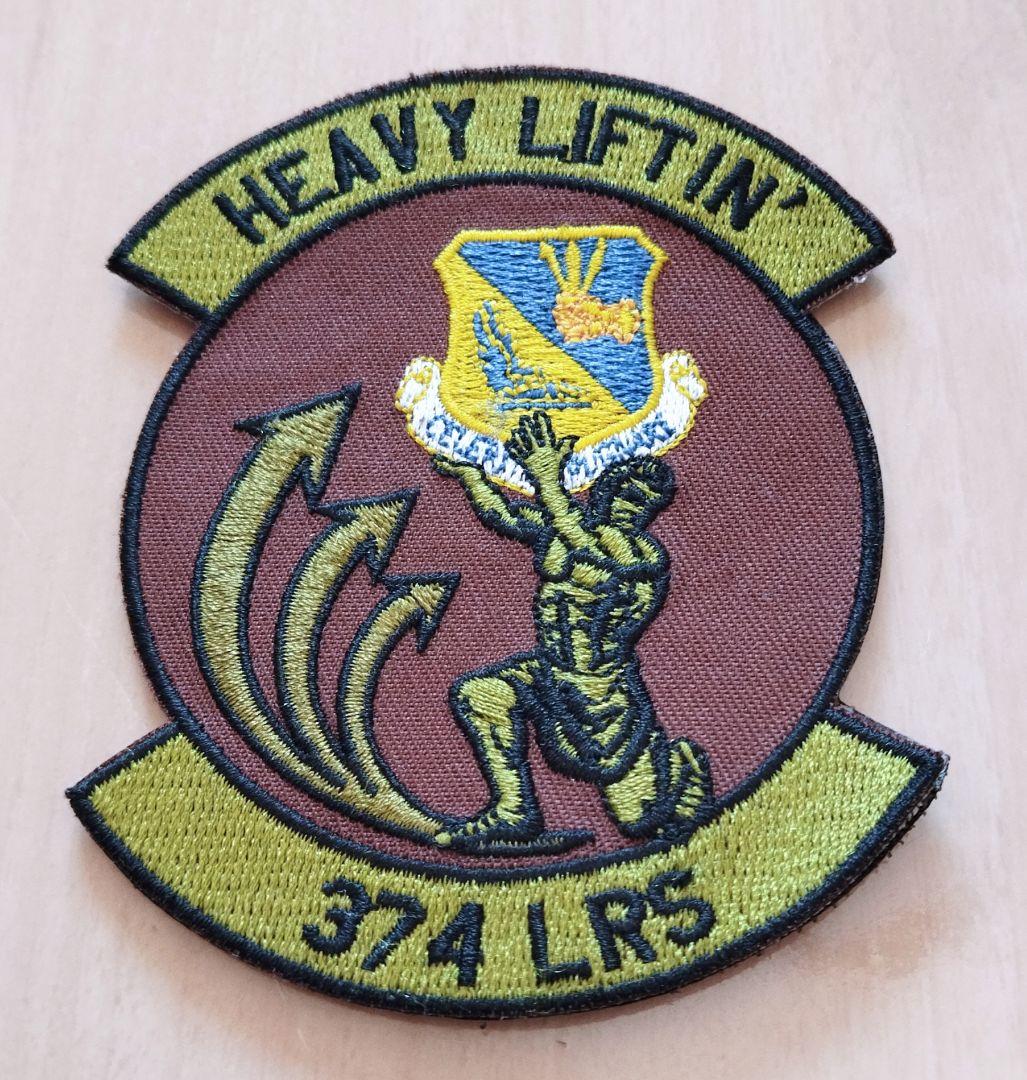 未使用 米軍 実物 横田基地 米空軍 第374装備即応中隊 ワッペン