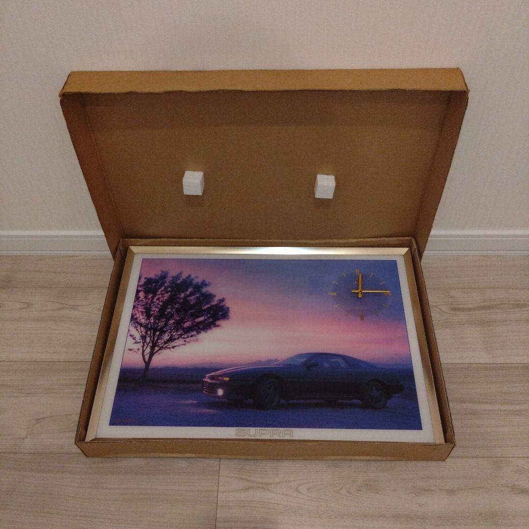 TOYOTA SUPRA 時計付パネル 希少品 レア物