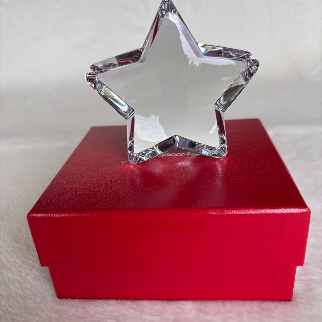 未使用Baccarat バカラ Zinzinザンザンスター ペーパーウェイト